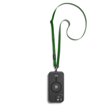 Green Leatherite Crossbody Phone Lanyard - Strap