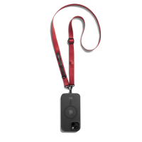 Red Crossbody Utility Phone Lanyard - Strap