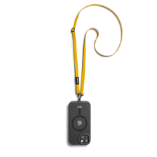 Yellow Leatherite Crossbody Phone Lanyard - Strap